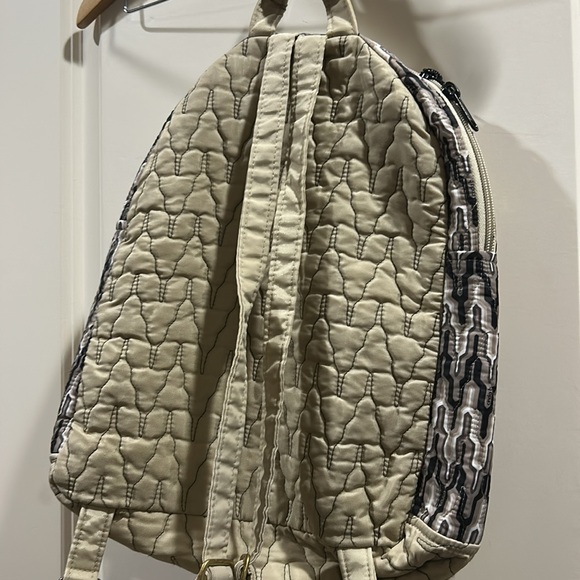 Like New! Cinda B ZipUp quilted Backpack stitching embellishment clean in & out - Picture 9 of 16
